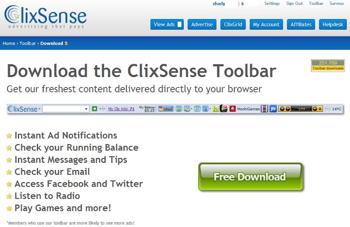  اربح عن طريق الانترنت مجرب %100 موقع Clixsense.com الشهير Clix32