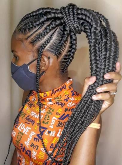 feed in braids hairstyles