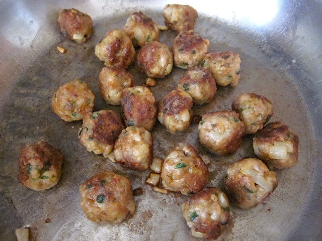 cook meatballs
