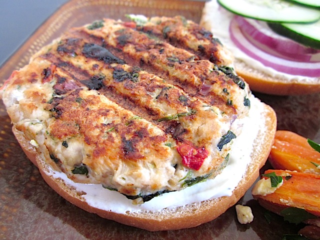 greek turkey burgers