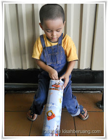 pasha and his package from jakarta