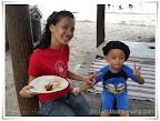 mama and pasha having lunch