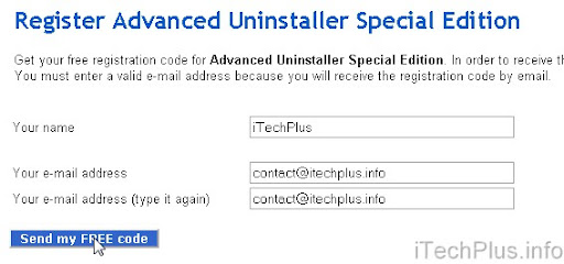 Register Advanced Uninstaller Special Edition