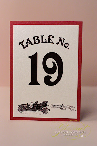 table numbers, table number with monogram