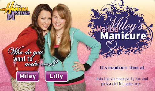 Disney Hannah Montana Miley's Malibu Manicure Game