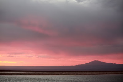 Sunset in the Atacama Desert in Chile