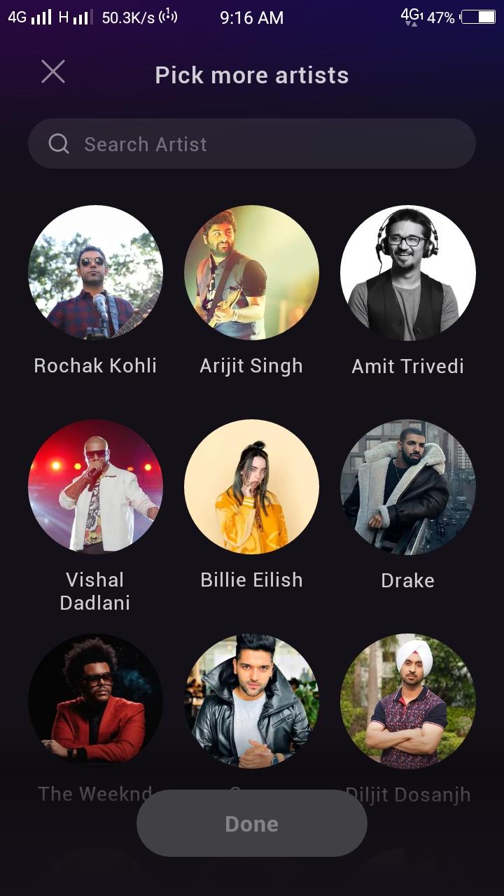 Pick More Artist