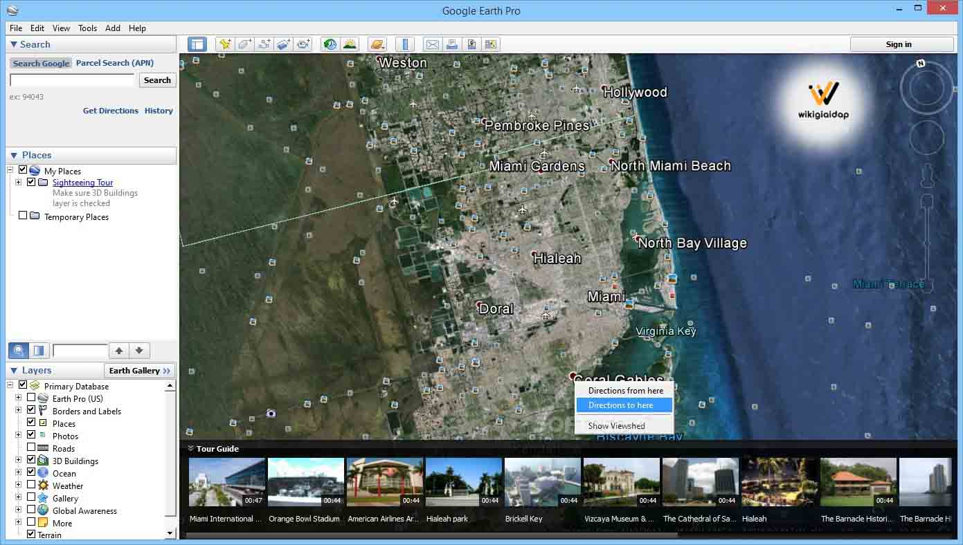Ứng dụng bản đồ Google Earth