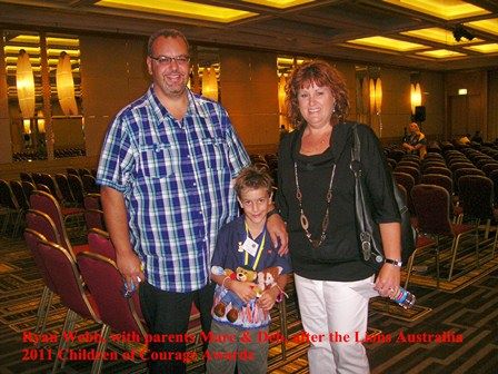 Local Boy Receives Lions Child of Courage Award at the 29th Annual Presentation