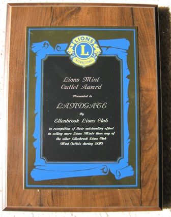Top Selling Mints Outlet Award 2010