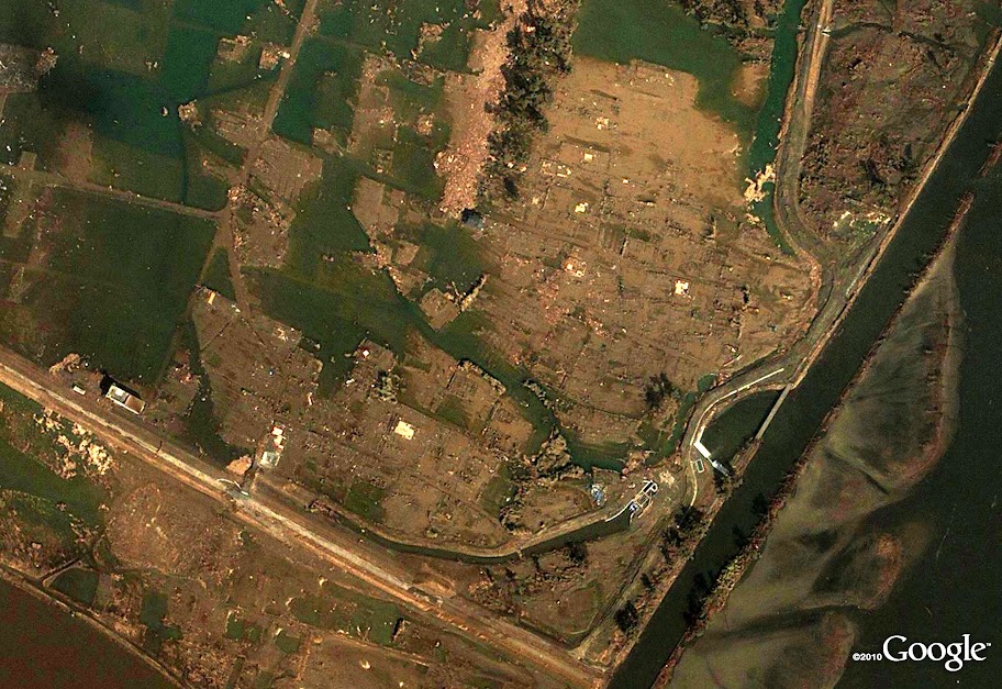 Fujitsuka in Sendai (after disaster)
