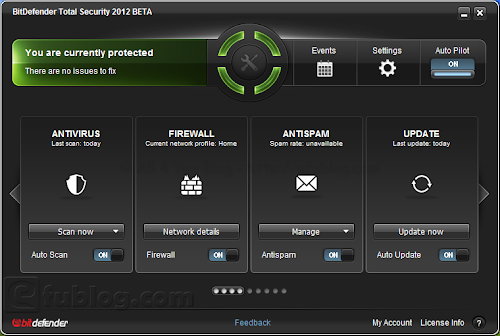 BitDefender Total Security 2012 Beta Main%20View%20-%20Protected