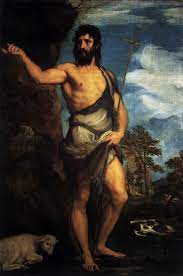 A painting of St. John the Baptist