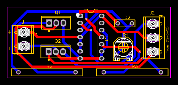 12V to 220V Inverter PCB