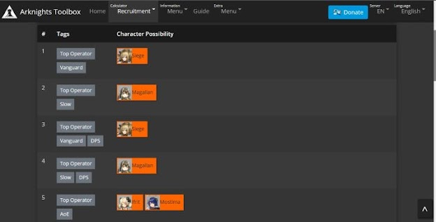 Arknights Recruitment Guide