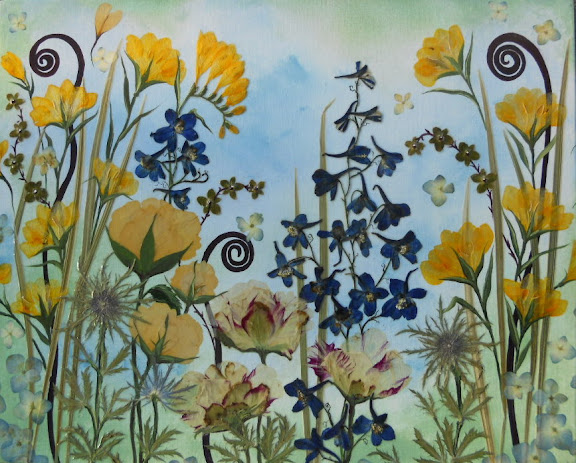 Wedding bouquet preservation as a canvas painting