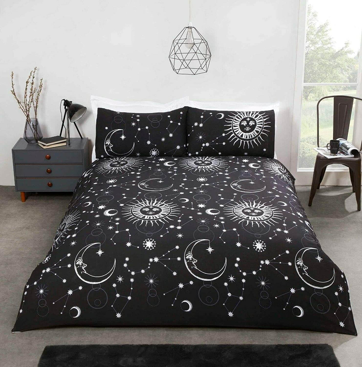 Bộ drap giường mang cảm hứng từ bầu trời đêm