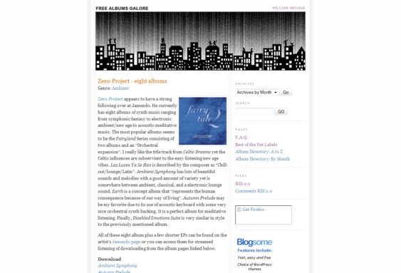 Free Albums Galore Free Albums Galore Screenshot