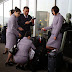 China airlines cabin crew are so relax after work