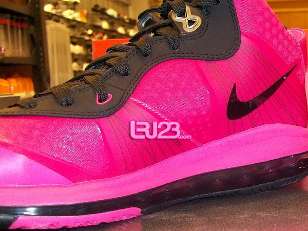 Nike Air Max LeBron 8 V2 GS amp Kids 8211 Pink FireBlack