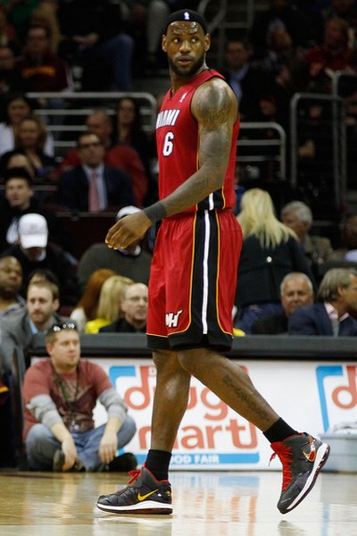 LeBron Steps up His Shoe Game in Miami Loss to Cleveland