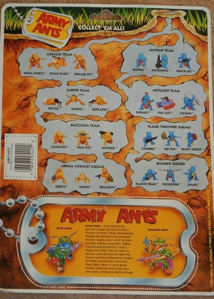 The Master List : Army Ants | ToyInformer.com