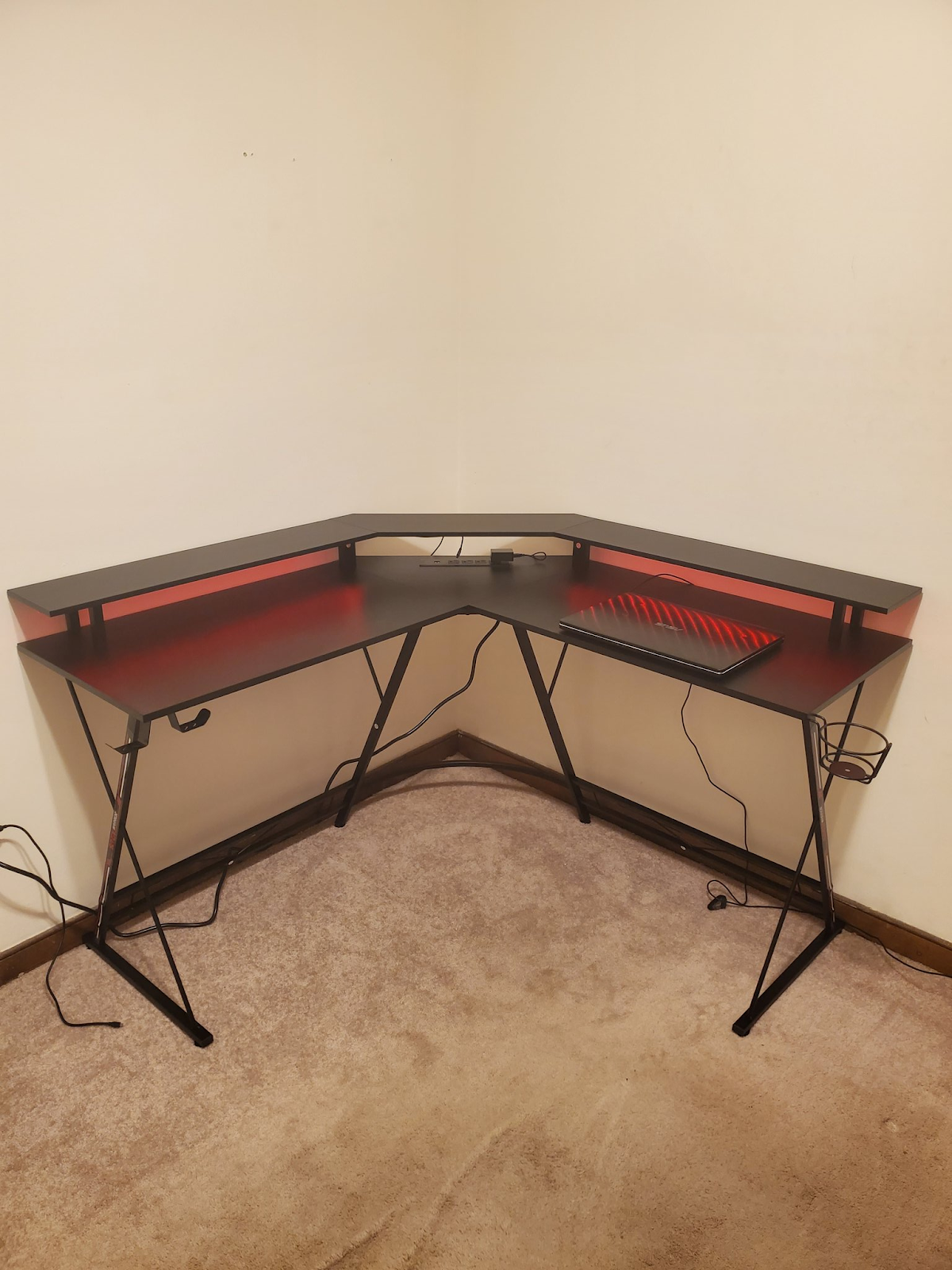 Seven Warrior L-Shaped Computer Corner Desk