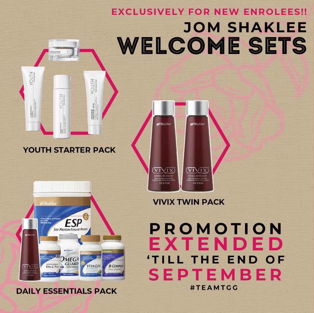 new member offer - shaklee promo for you- shaklee taman melati-mama una