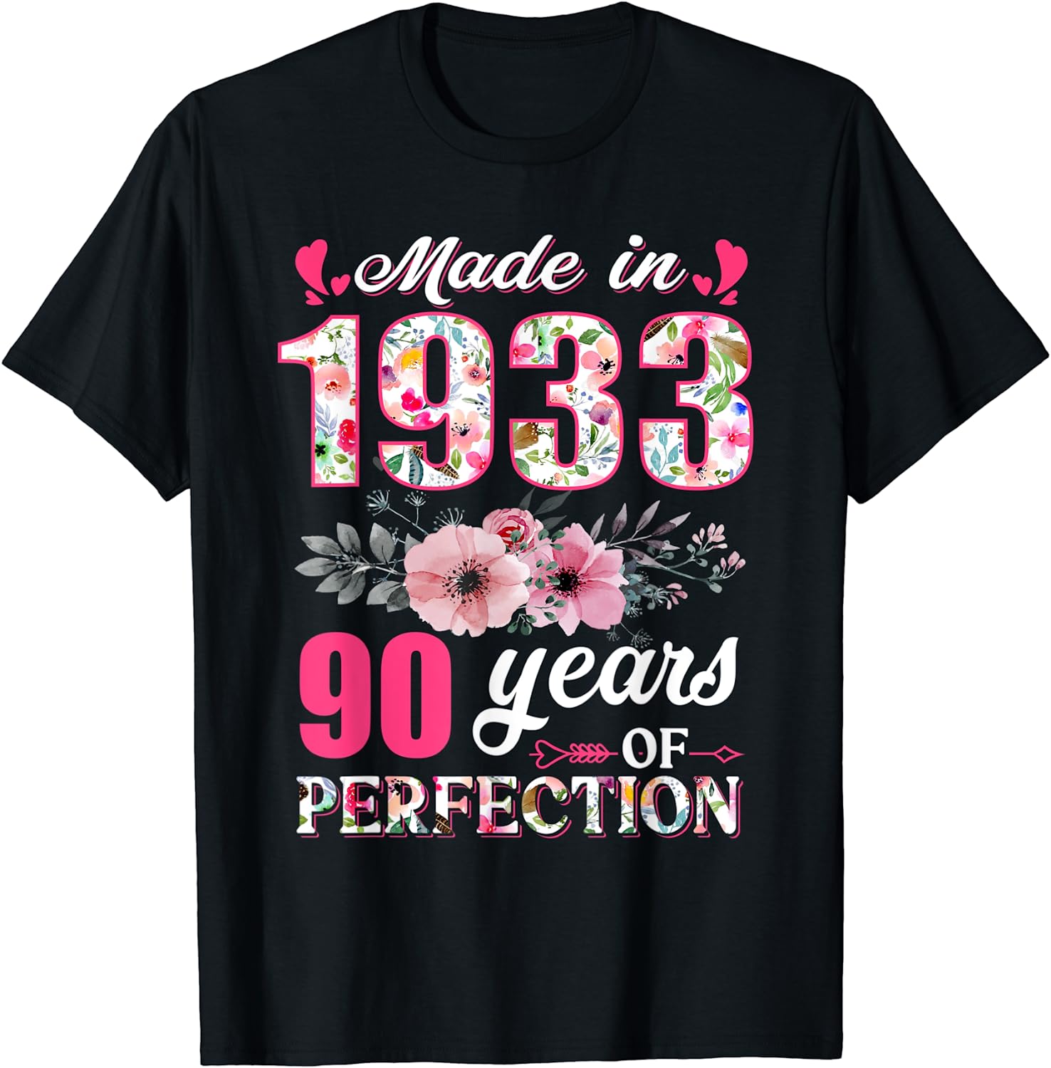 Made In 1933 Floral T-Shirt