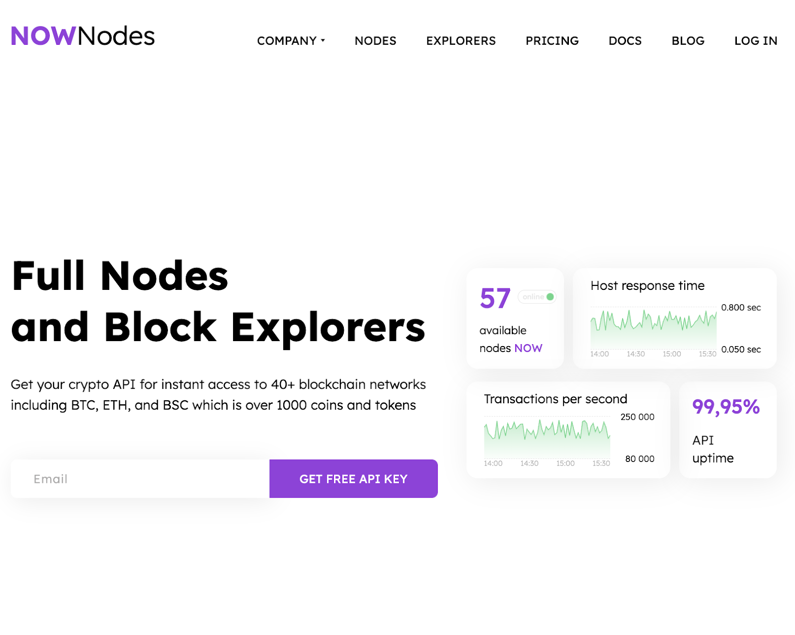 Get the API key from the NOWNodes Website