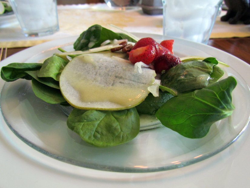 Pear and Spinach Salad by Doug Hagler
