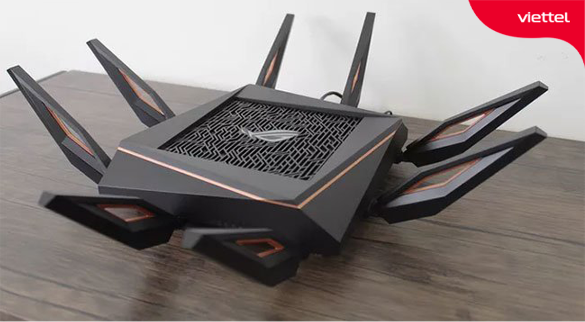 Modem xuyên tường Asus ROG Rapture AX11000 là đủ trải nghiệm mạng wifi tốc độ cao cao cả căn hộ rộng lớn.