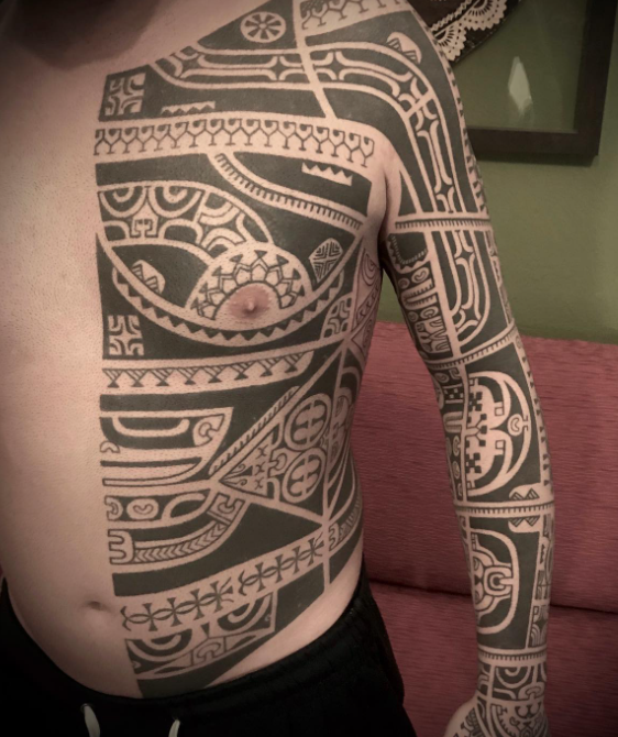 Elegant Tribal Tattoo