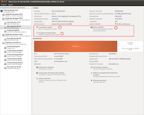 0061_Disco duro de 500 GB (ATA ST3500320AS) [-dev-sdb]: utilidad de discos