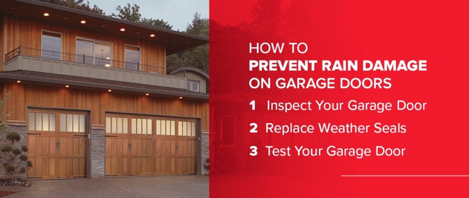 How to Prevent Rain Damage On Garage Door