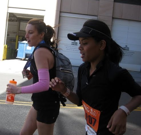 Approaching Finish Line of 2010 ING Hartford Marathon