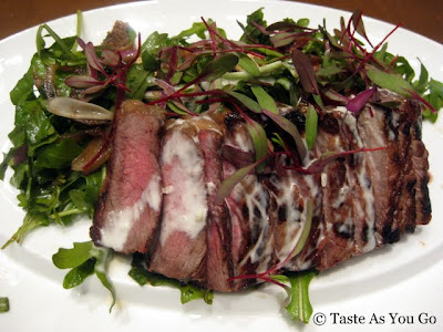 Grilled Steak Salad at South Gate in New York, NY - Photo by Taste As You Go
