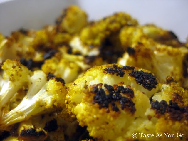 Roasted Curried Cauliflower | Taste As You Go