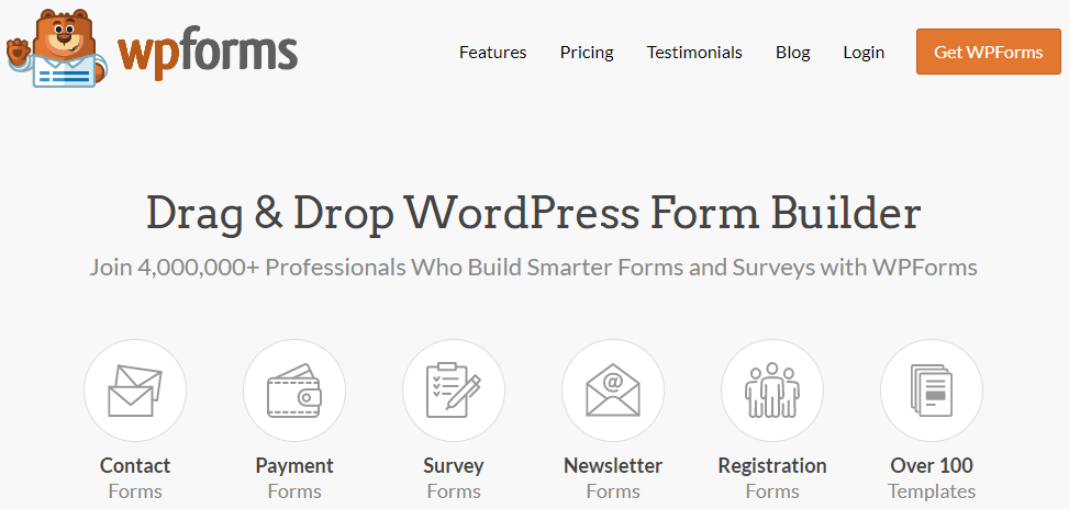 Drag & drop WordPress Form Builder