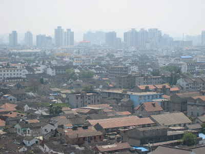 View on Suzhou from North Temple Pagoda