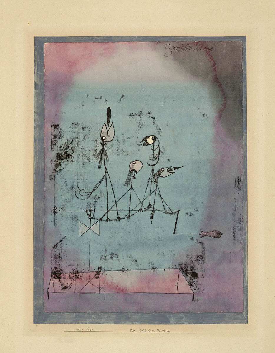 Twittering Machine, Paul Klee, 1922