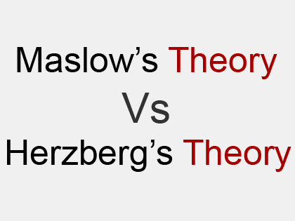 compare maslow and herzberg theory