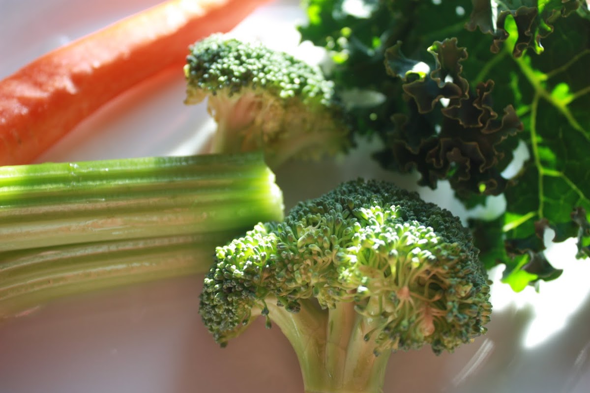 Broccoli, Kale and Celery Juice
