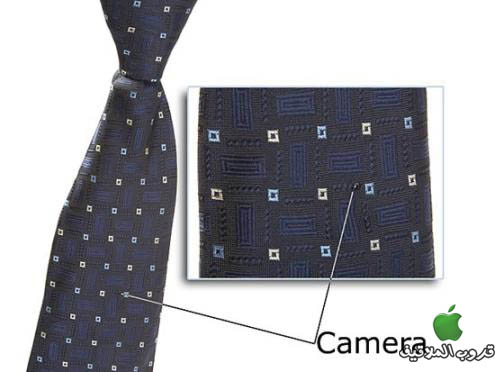 انواع كاميرات سرية  للتجسس في اشكال عدة Spy-cam-tie-1