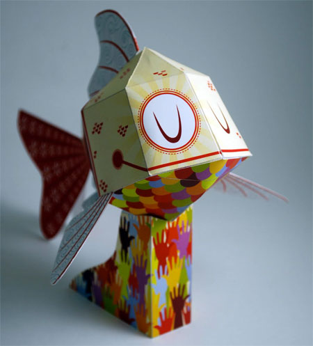 C3 Koi Paper Toy