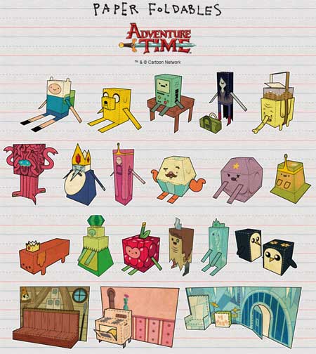 Adventure Time Papercraft