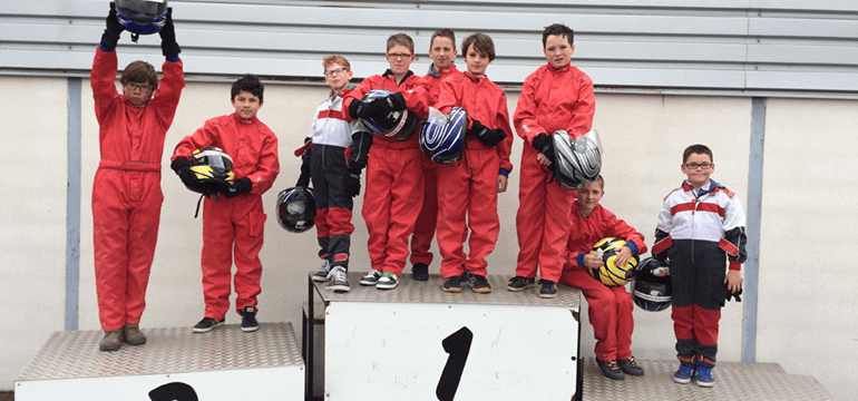 colonie de vacances karting