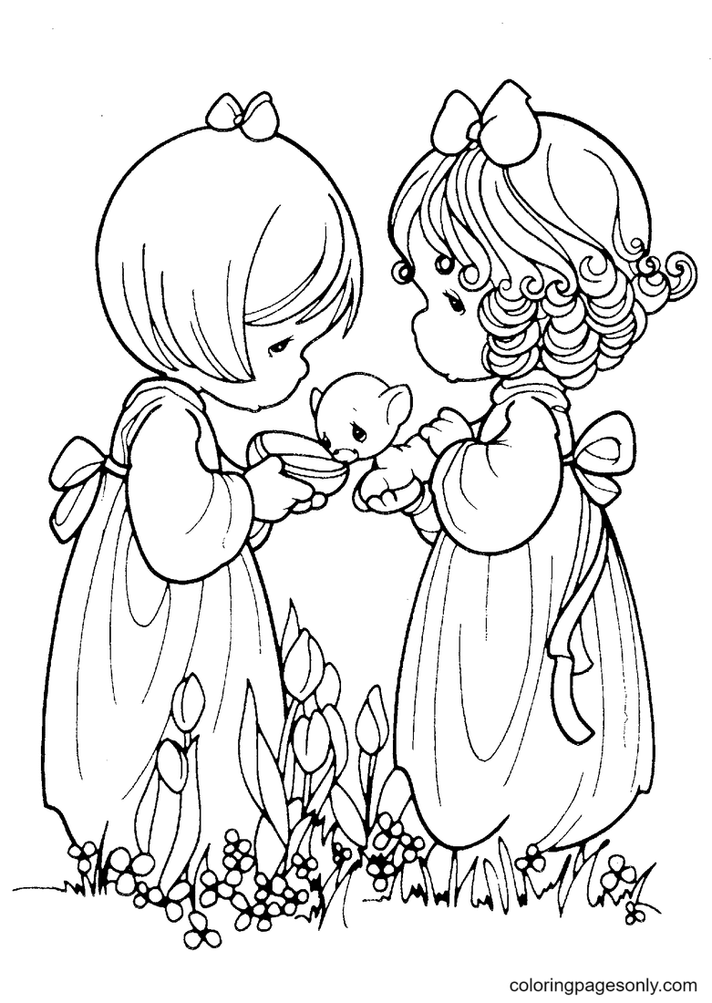 Precious Moments Coloring Pages