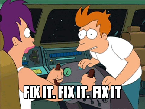 Dropped calls: Fix it Futurama GIF