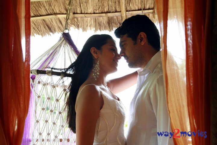 Trisha Romance Photos From Poorna Market Movie